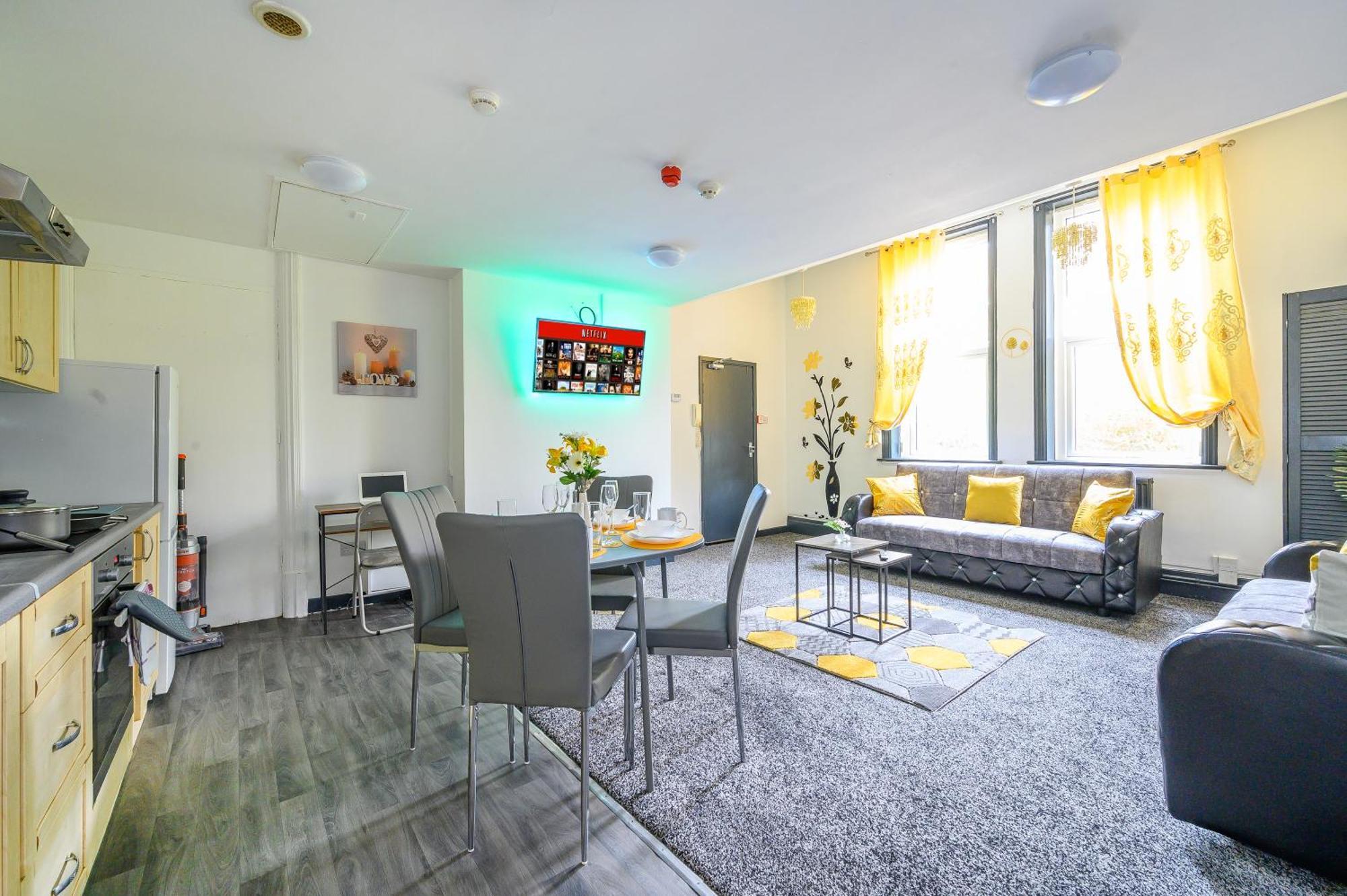 -F5Gh- For Relaxed & Cosy Stay, Free Parking, Wifi リーズ エクステリア 写真