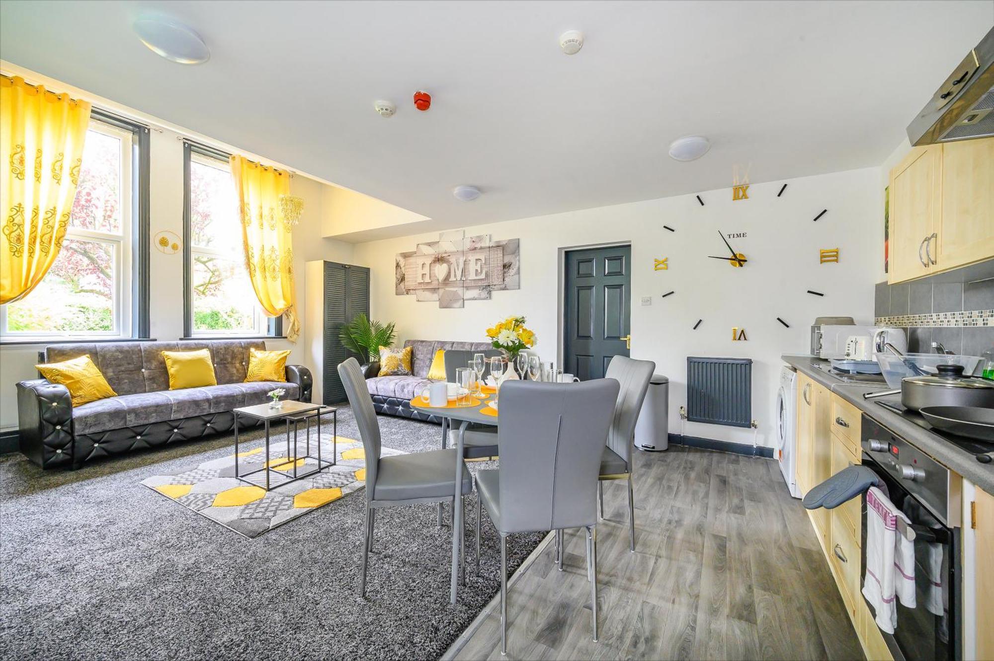 -F5Gh- For Relaxed & Cosy Stay, Free Parking, Wifi リーズ エクステリア 写真